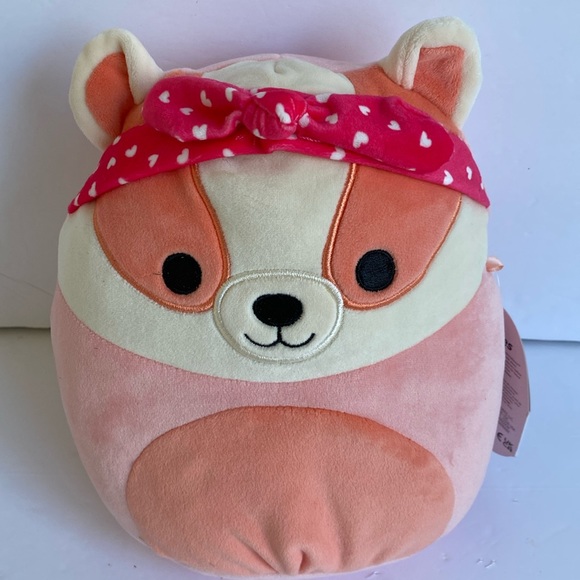 Squishmallows 8” Rostam the Badger Valentines plush NWT - Picture 1 of 4